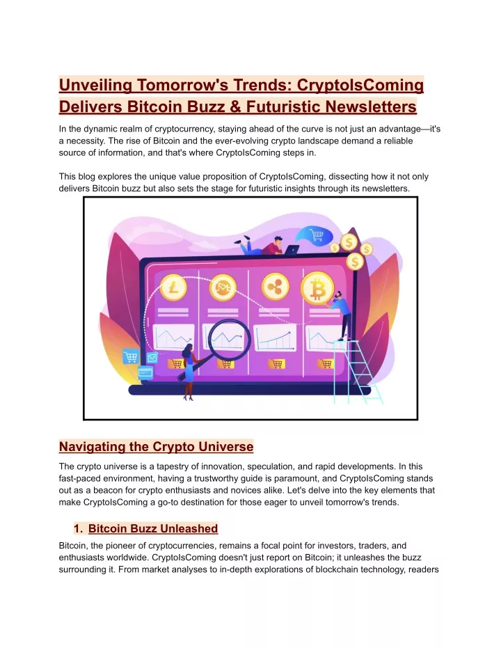 unveiling tomorrow s trends cryptoiscoming