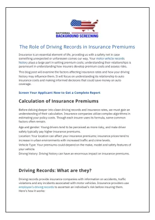 The Role of Driving Records in Insurance Premiums.pdf (1)