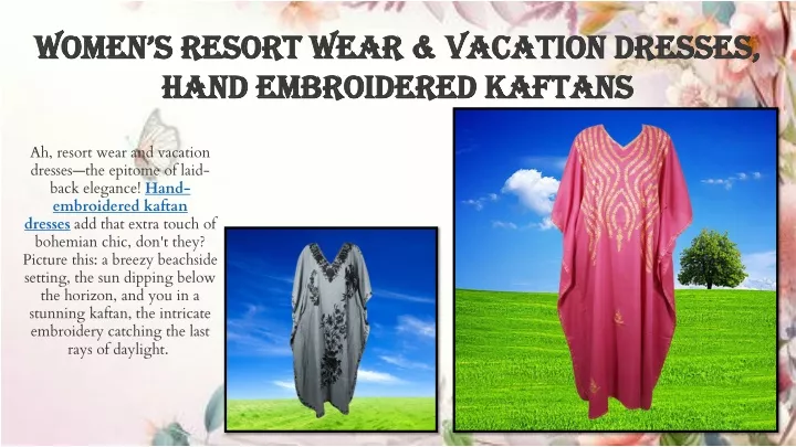 women s resort wear vacation dresses hand