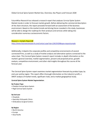 global cervical spine system market size overview