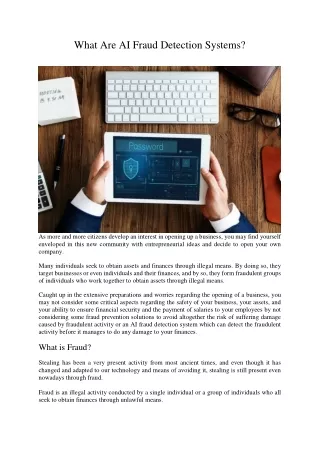 what are ai fraud detection systems
