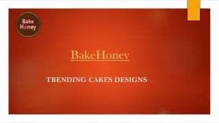 Trending cakes designs