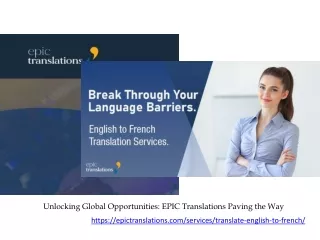 PPT - Unlocking Global Communication_ A Deep Dive into Translation Services PowerPoint 