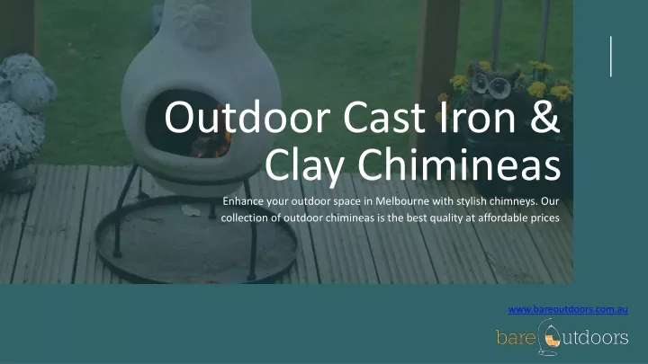 outdoor cast iron clay chimineas