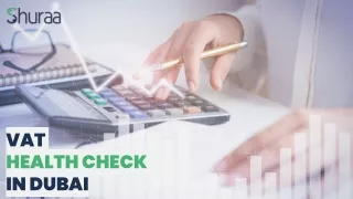 VAT Health Check in Dubai