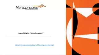 Journal Bearing Failure Prevention - Nanoprecise