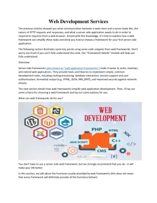 Web Development Services Arslan Rajpoot