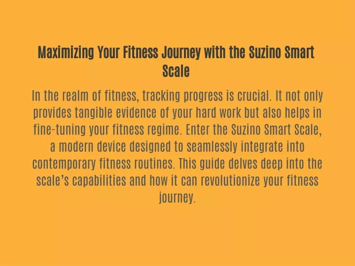 maximizing your fitness journey with the suzino