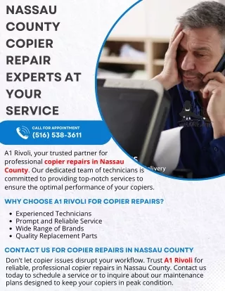 Nassau County Copier Repair Experts at Your Service