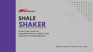 Shale Shaker