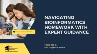 navigating bioinformatics homework with expert