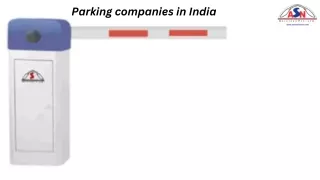 India's Leading Parking Companies: ASN Services
