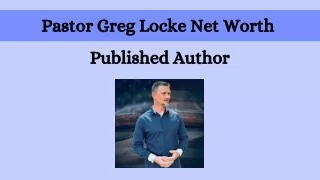 Pastor Greg Locke Net Worth - Published Author