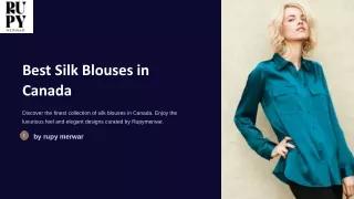 Best Silk Blouses in Canada