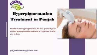 Hyperpigmentation Treatment in Punjab