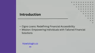 Cigno Loans Flexible Solutions Tailored for You