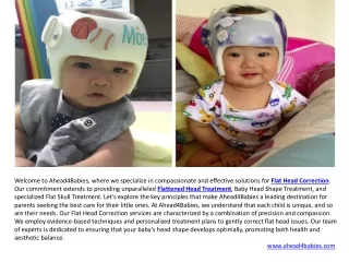 Newborn Flat Head Treatment & Plagiocephaly Helmet UK
