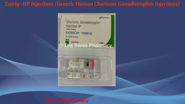 eutrig hp injections generic human chorionic