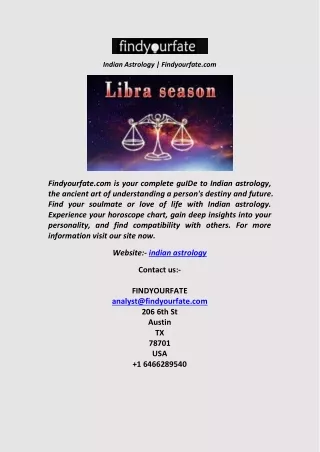 indian astrology findyourfate com