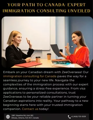 Your Path to Canada: Expert Immigration Consulting Unveiled