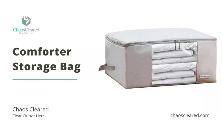 comforter storage bag