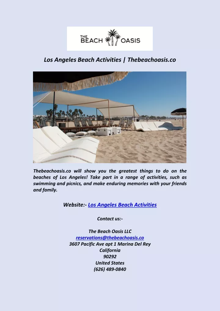 los angeles beach activities thebeachoasis co