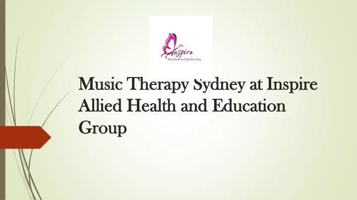music therapy sydney at inspire allied health and education group