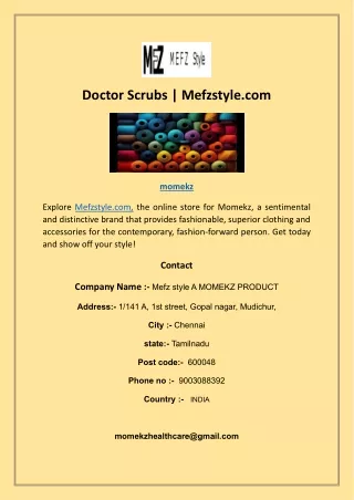 doctor scrubs mefzstyle com