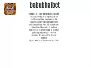 babubhaibet