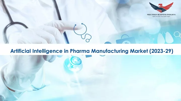 artificial intelligence in pharma manufacturing