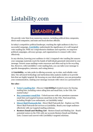 listability com