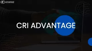 IT Managed Services  - CRI Advantage
