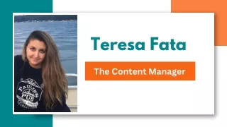 Teresa Fata - The Content Manager