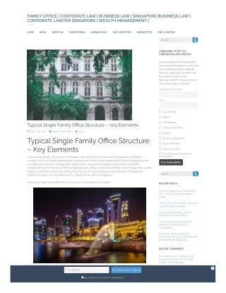 family office corporate law business