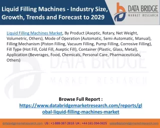 liquid filling machines industry size growth