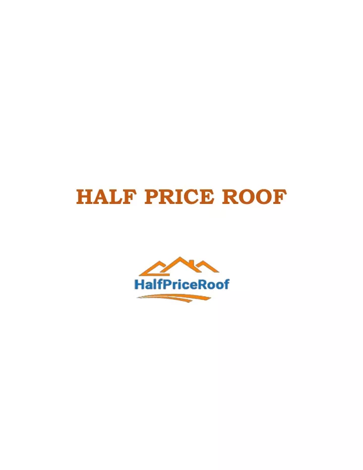 half price roof