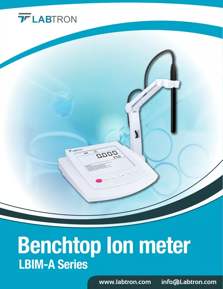 benchtop ion meter lbim a series