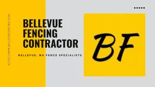 Bellevue Fencing: Your Trusted Contractor for Residential and Commercial Fencing
