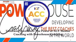 ACC Mentor Coaching
