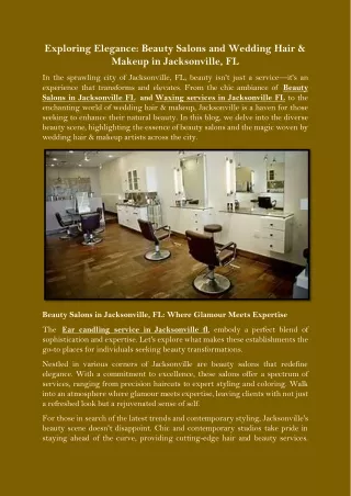 exploring elegance beauty salons and wedding hair