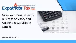 Grow Your Business with Business Advisory and Accounting Services in Canada