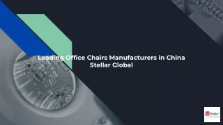 Office chair supplier from China - Stellar Global