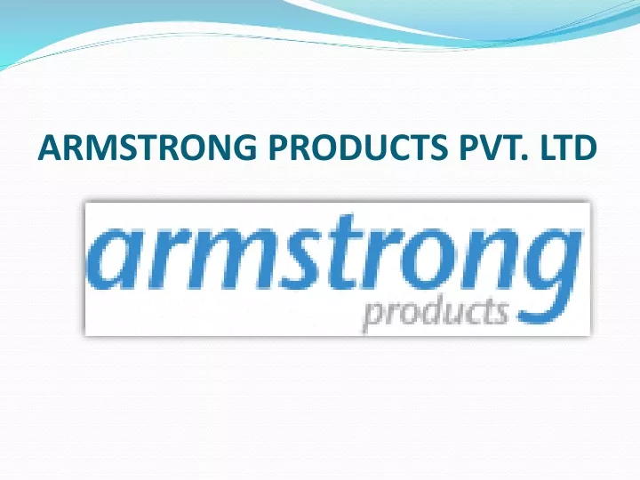 armstrong products pvt ltd