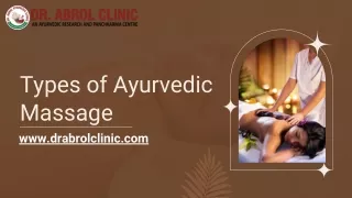 Ayurvedic Massage Centre Near Me
