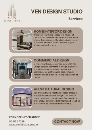 Best Home Interior Designers In Bangalore | Ven Design Studio