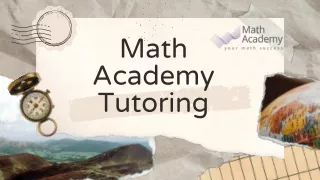 math academy tutoring