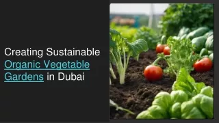 Organic Garden Setting in Dubai