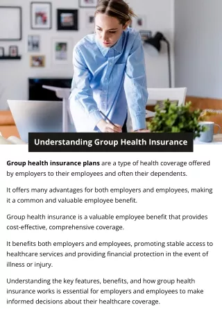 Understanding Group Health Insurance