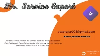 RO Service Near Me in Chennai@9311587715 | Water Purifier Service
