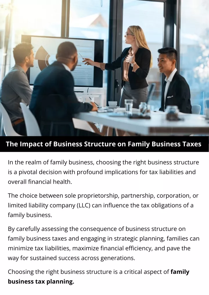 the impact of business structure on family
